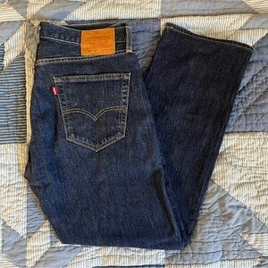 COPY - Levi’s Premium 501 ‘93 34x32 Dark Wash Straight Stretch Jeans